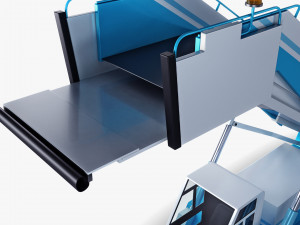passenger boarding stairs car v 1 Modelo 3D