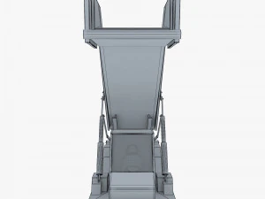 passenger boarding stairs car v 1 3D Model