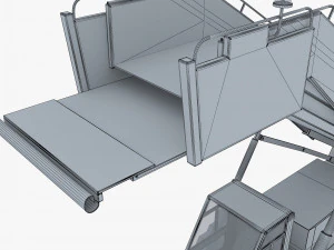 passenger boarding stairs car v 1 3D Model