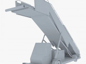 passenger boarding stairs car v 1 3D Model