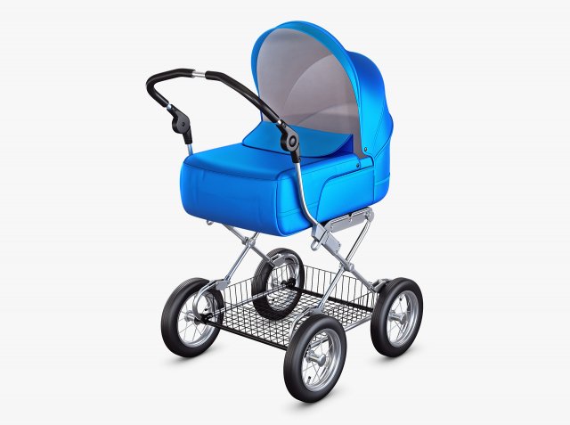 Baby stroller blue clearance