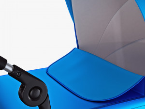 baby stroller blue v 1 Modello 3D