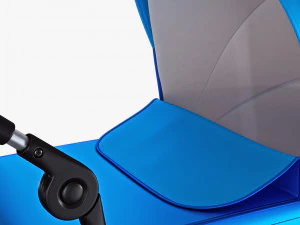 baby stroller blue v 1 3D Model