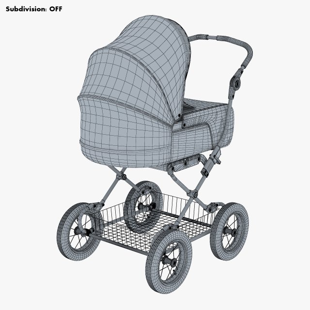 Silver cross deals pram 3d