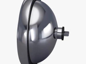 Classic Round Headlight v 1 3D Model