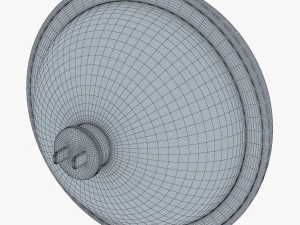 Classic Round Headlight v 1 3D Model