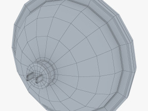 Classic Round Headlight v 1 3D Model