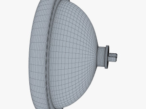 Classic Round Headlight v 1 3D Model