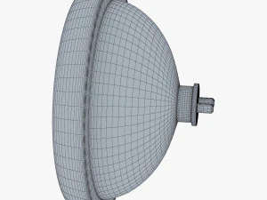 Classic Round Headlight v 1 3D Model