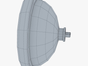 Classic Round Headlight v 1 3D Model