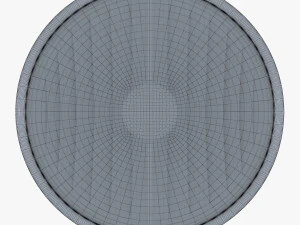 Classic Round Headlight v 1 3D Model