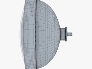 Classic Round Headlight v 1 3D Model