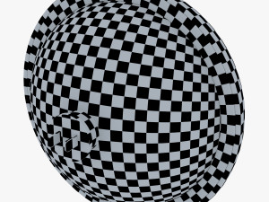 Classic Round Headlight v 1 3D Model
