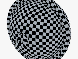 Classic Round Headlight v 1 3D Model