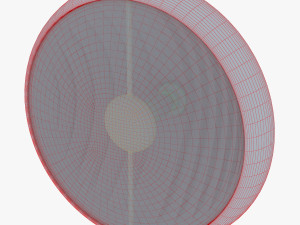 Classic Round Headlight v 1 3D Model