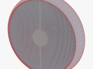 Classic Round Headlight v 1 3D Model