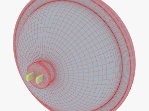 Classic Round Headlight v 1 3D Model