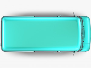 generic retro cargo van v 1 Model 3D