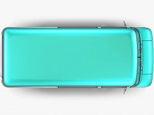 generic retro cargo van v 1 3D Model