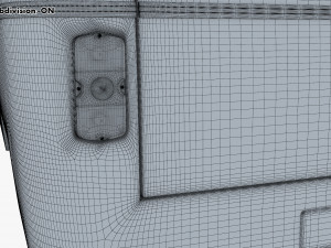 generic retro cargo van v 1 Model 3D