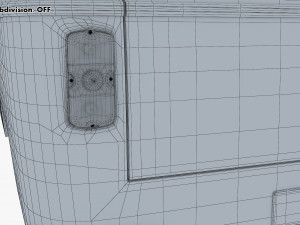 generic retro cargo van v 1 Model 3D
