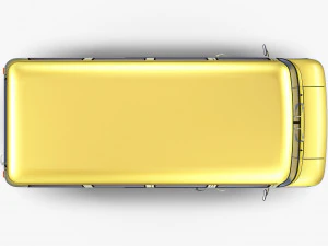 generic retro passenger van v 1 3D Model