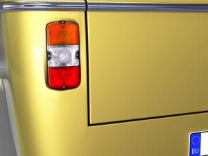 generic retro passenger van v 1 3D-Modell