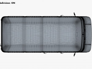 generic retro passenger van v 1 3D-Modell