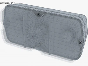 classic tail lights v 1 3D Model
