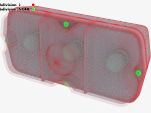 classic tail lights v 1 Modelo 3D