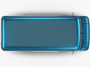 generic retro cargo van v 2 3D मॉडल