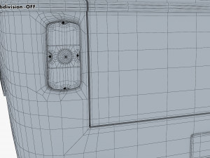 generic retro cargo van v 2 3D मॉडल
