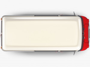 generic retro cargo van v 3 3D-Modell