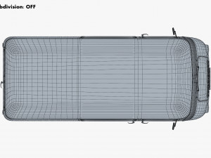 generic retro cargo van v 3 3D-Modell