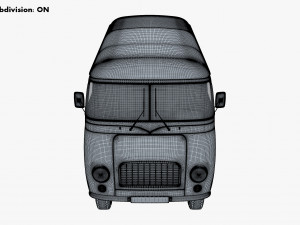 generic retro cargo van v 3 3D-Modell