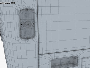 generic retro cargo van v 3 3D-Modell