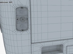 generic retro cargo van v 3 3D Model