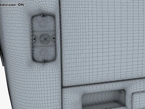 generic retro passenger van v 2 3D Model