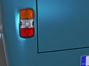 generic retro cargo van v 4 Model 3D