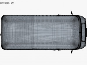 generic retro cargo van v 4 Model 3D