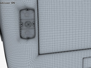 generic retro cargo van v 4 Model 3D