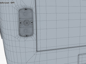 generic retro cargo van v 4 Model 3D