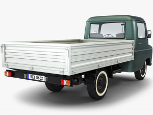 Generic Retro Light Duty Truck M 1 Modelo 3D