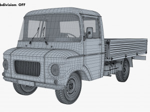 Generic Retro Light Duty Truck M 1 Modelo 3D