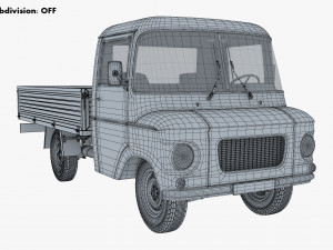 Generic Retro Light Duty Truck M 1 Modelo 3D
