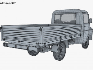 Generic Retro Light Duty Truck M 1 Modelo 3D