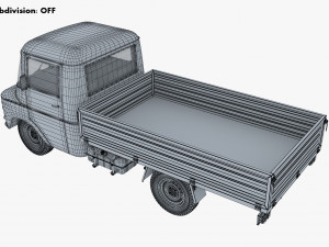 Generic Retro Light Duty Truck M 1 Modelo 3D