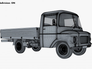 Generic Retro Light Duty Truck M 1 Modelo 3D