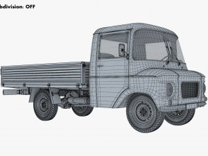 Generic Retro Light Duty Truck M 1 Modelo 3D