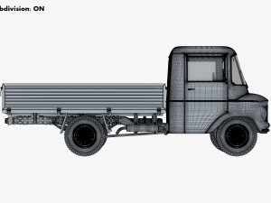 Generic Retro Light Duty Truck M 1 Modelo 3D
